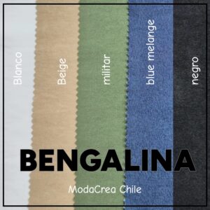 Tela elasticada para prendas de vestir: pantalones, chaquetas, vestidos, enteritos, mini faldas, etc.