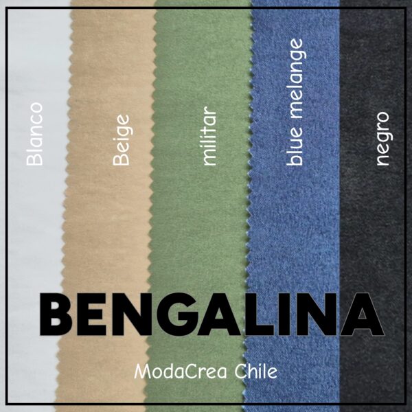 Tela elasticada para prendas de vestir: pantalones, chaquetas, vestidos, enteritos, mini faldas, etc.
