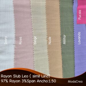 Rayon Slub Leo (Simil Lino)