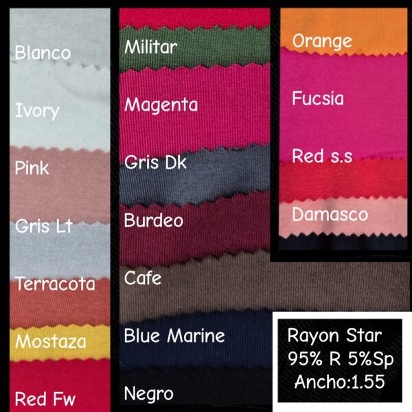 Rayon Star -Modal Liso - Imagen 2
