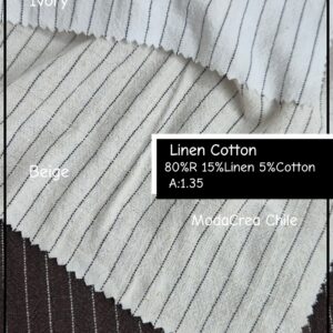 LINEN COTTON RAYADO